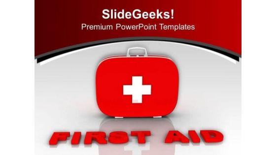 Keep A First Aid Box For Emergency PowerPoint Templates Ppt Backgrounds For Slides 0813