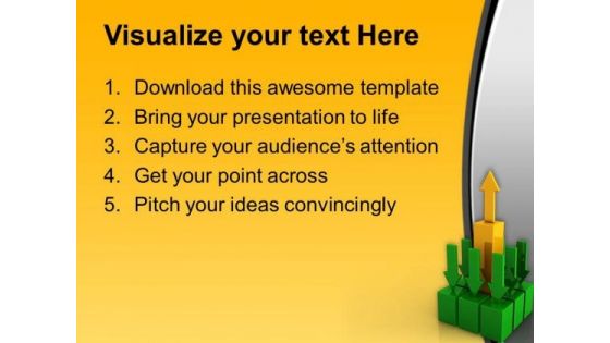 Keep Raising The Efforts For Business Growth PowerPoint Templates Ppt Backgrounds For Slides 0813