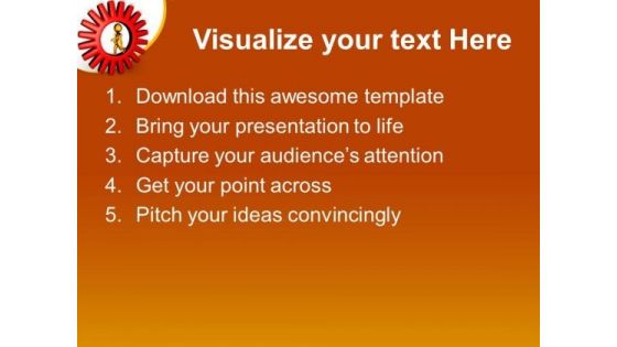 Keep Running Towards Your Business Success PowerPoint Templates Ppt Backgrounds For Slides 0513