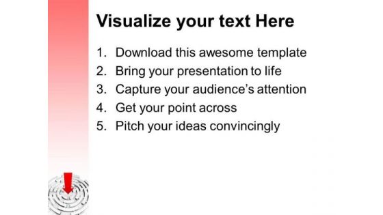 Keep Your Vision Centric In Business PowerPoint Templates Ppt Backgrounds For Slides 0613