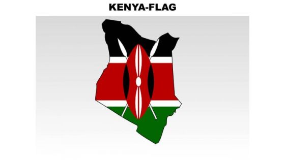 Kenya Country PowerPoint Flags
