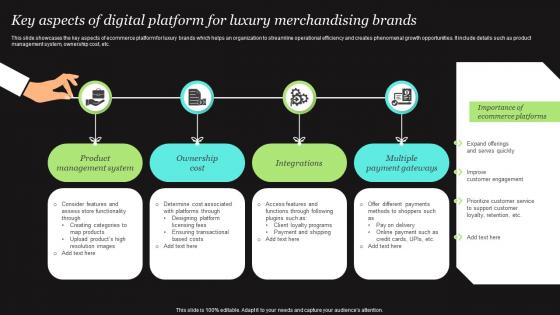 Key Aspects Of Digital Platform For Luxury Merchandising Brands Brochure Pdf Key Aspects Of Digital Platform For Luxury Merchandising Brands Brochure Pdf
