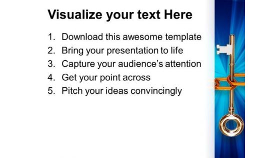 Key Chain Success PowerPoint Templates And PowerPoint Themes 0912