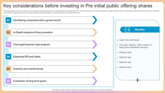 Key Considerations Before Investing In Pre Initial Public Offering Shares Guidelines Pdf Key Considerations Before Investing In Pre Initial Public Offering Shares Guidelines Pdf