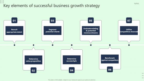 Key Elements Of Successful Business Growth Strategy Microsoft Pdf