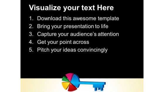 Key In Shape Pie Business PowerPoint Templates And PowerPoint Themes 0512