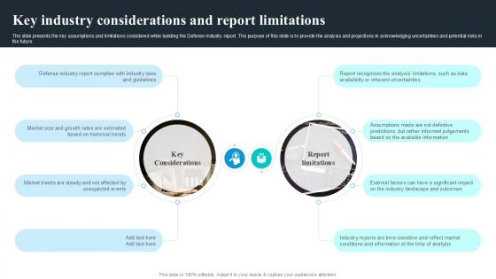 Key Industry Considerations And Report Global Security Industry PPT PowerPoint IR SS V