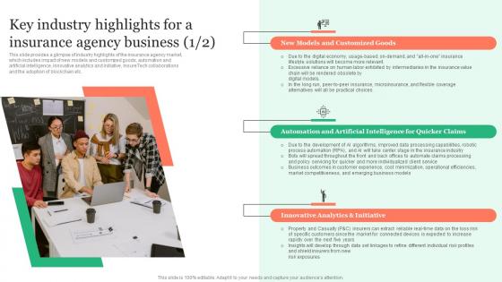 Key Industry Highlights For A Insurance Agency Nsurance Business Plan Infographics Pdf Key Industry Highlights For A Insurance Agency Nsurance Business Plan Infographics Pdf