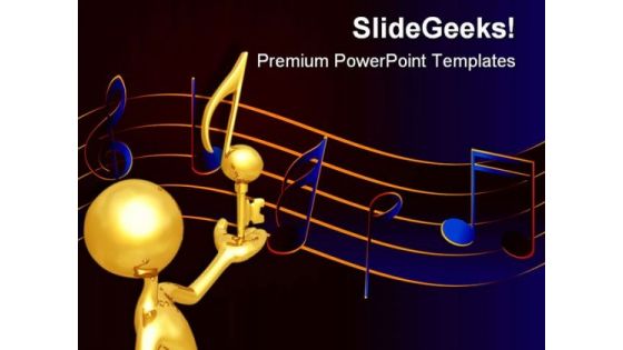 Key Note Music PowerPoint Templates And PowerPoint Backgrounds 0611