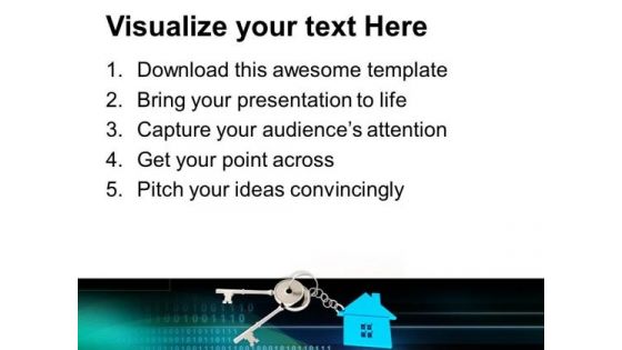 Key Of House Security Business PowerPoint Templates Ppt Backgrounds For Slides 0113
