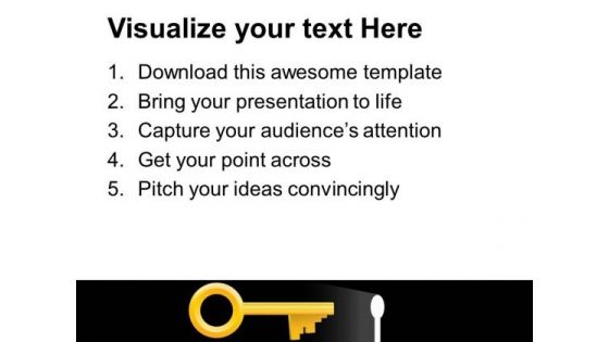 Key Solution Security PowerPoint Templates And PowerPoint Themes 0512