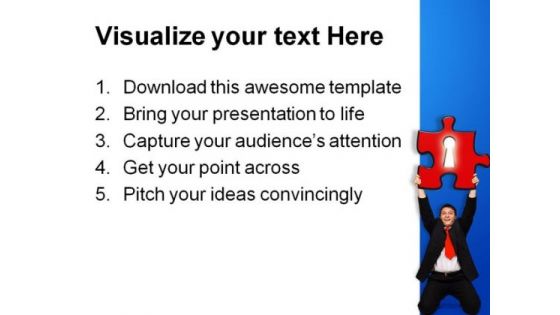 Key Solution Success PowerPoint Themes And PowerPoint Slides 0411