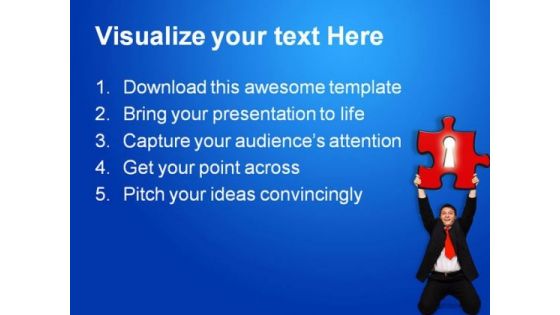 Key Solution Success PowerPoint Themes And PowerPoint Slides 0411