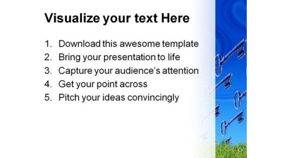 Key Squadron Security PowerPoint Templates And PowerPoint Backgrounds 0311