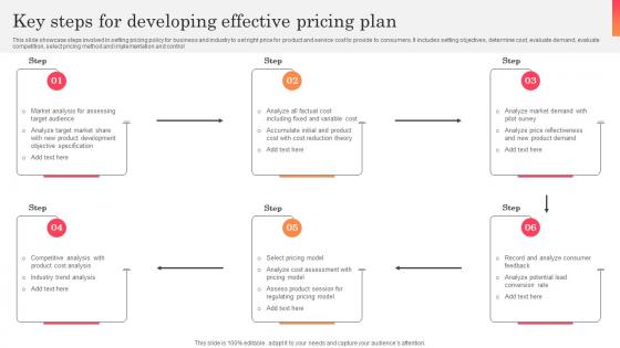 Key Steps For Developing Effective Pricing Plan Ideas Pdf