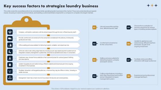 Key Success Factors To Strategize Laundry Business On Demand Laundry Business Plan Infographics Pdf Key Success Factors To Strategize Laundry Business On Demand Laundry Business Plan Infographics Pdf