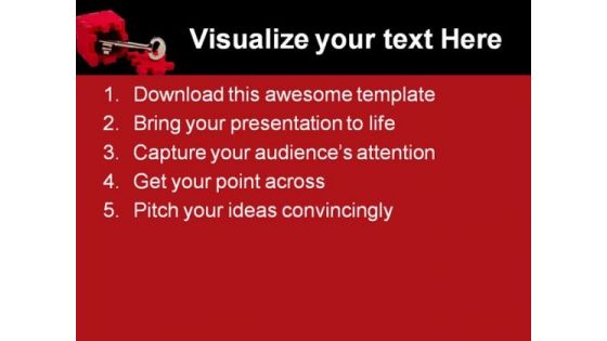 Key Success PowerPoint Template 1110