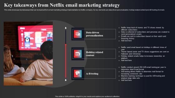 Key Takeaways From Netflix Email Marketing Strategy Enhancing Online Visibility Themes Pdf