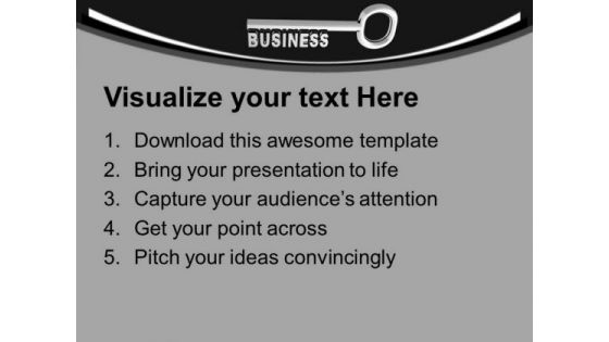 Key To Growing Business Success PowerPoint Templates Ppt Backgrounds For Slides 0413