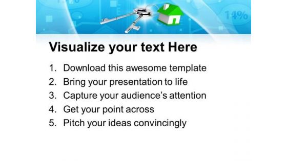 Key To New Home Success PowerPoint Templates Ppt Backgrounds For Slides 0313