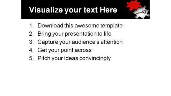 Key To Solution Business PowerPoint Templates And PowerPoint Backgrounds 0211