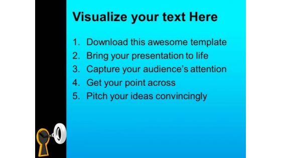 Key To Success Business PowerPoint Templates Ppt Backgrounds For Slides 0213