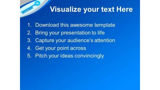 Key To Success Business PowerPoint Templates Ppt Backgrounds For Slides 1212