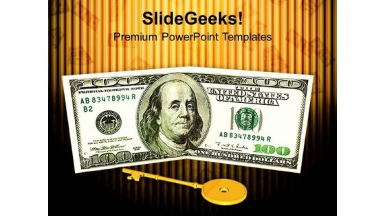 Key To Success Dollar Business Americana PowerPoint Templates Ppt Backgrounds For Slides 1212