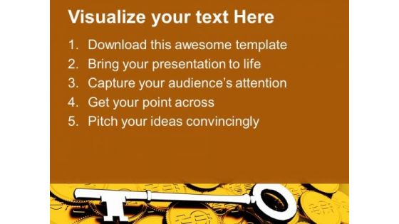 Key To Success Savings Business PowerPoint Templates Ppt Backgrounds For Slides 1212