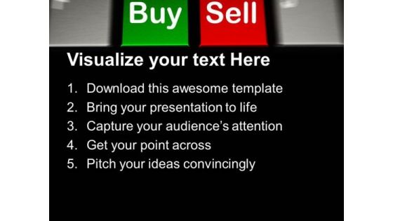 Keyboard With Two Business Keys E Commerce PowerPoint Templates Ppt Backgrounds For Slides 0213