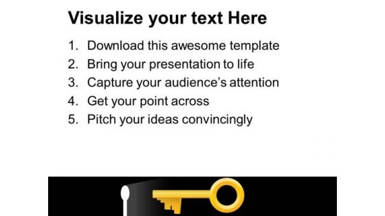 Keyhole Security PowerPoint Templates And PowerPoint Themes 0512