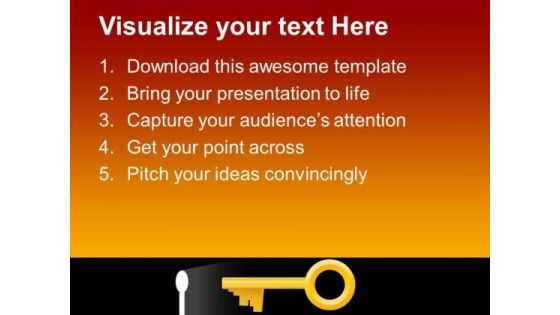 Keyhole Security PowerPoint Templates And PowerPoint Themes 0512