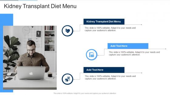 Kidney Transplant Diet Menu In Powerpoint And Google Slides Cpb