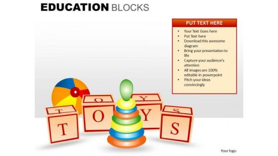 Kids Toys PowerPoint Clipart Slides