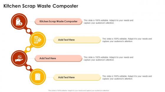 Kitchen Scrap Waste Composter In Powerpoint And Google Slides Cpb