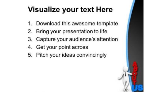 Know About Us Through Contacts And Emails PowerPoint Templates Ppt Backgrounds For Slides 0713