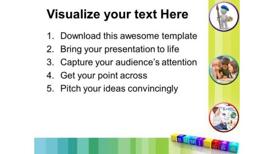 Knowledge Blocks Future PowerPoint Templates And PowerPoint Themes 0912