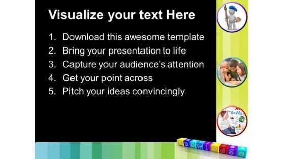 Knowledge Blocks Future PowerPoint Templates And PowerPoint Themes 0912