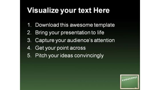 Knowledge Education PowerPoint Templates And PowerPoint Backgrounds 0811