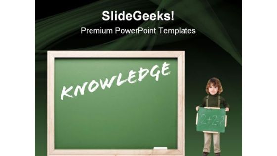 Knowledge Education PowerPoint Templates And PowerPoint Backgrounds 0811