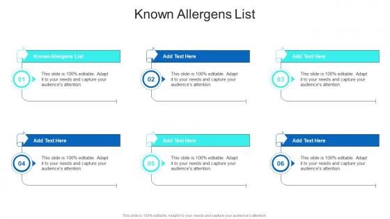 Known Allergens List In Powerpoint And Google Slides Cpb