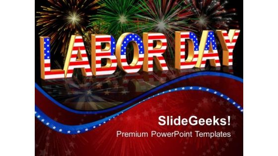 Labor Day Americana PowerPoint Templates And PowerPoint Themes 0912