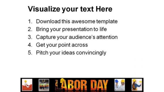 Labor Day Construction PowerPoint Backgrounds And Templates 1210