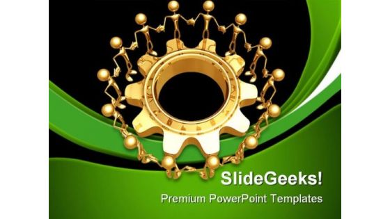 Labor Unity Leadership PowerPoint Themes And PowerPoint Slides 0711