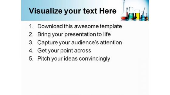 Laboratory Glassware Science PowerPoint Themes And PowerPoint Slides 0311