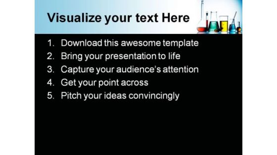 Laboratory Glassware Science PowerPoint Themes And PowerPoint Slides 0311