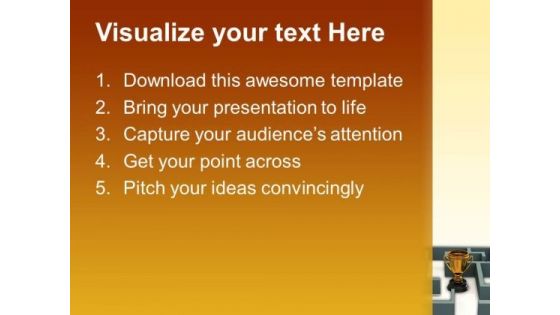 Labyrinth With Key Solution Business PowerPoint Templates And PowerPoint Themes 1012