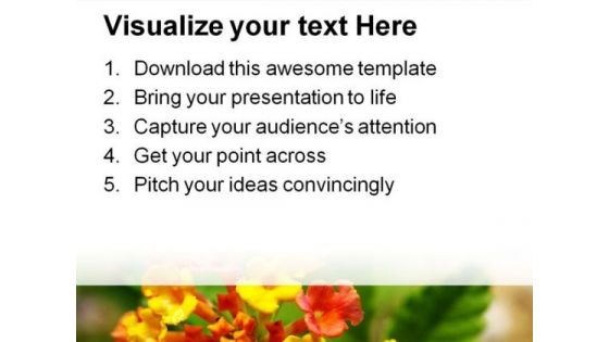 Lantana Nature PowerPoint Templates And PowerPoint Backgrounds 0311