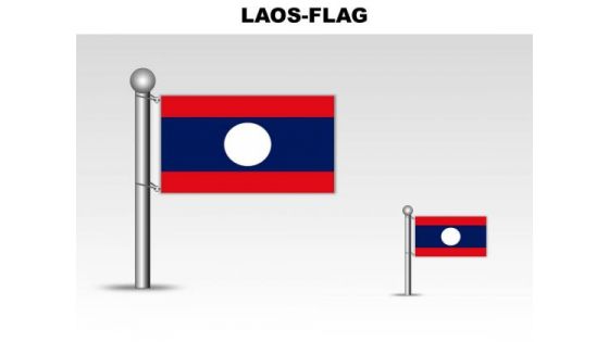 Laos Country PowerPoint Flags