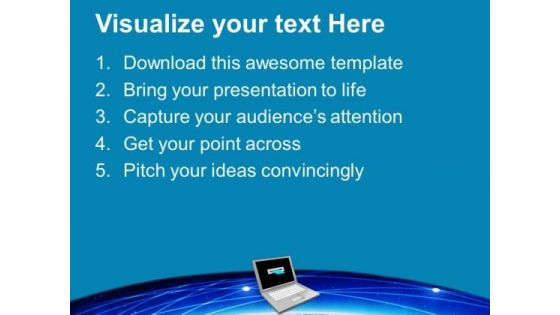 Laptop And Credit Card Online Banking PowerPoint Templates Ppt Backgrounds For Slides 0213